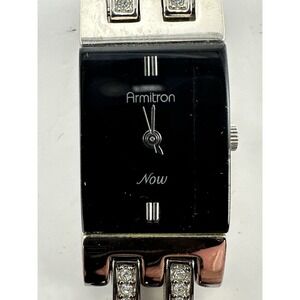 Armitron Now 75/3699SV Silver Tone 15MM 7" Analog Women's Watch New Battery Q
